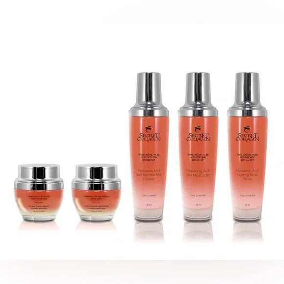 Hyaluronic Acid Age-Defying Ritual Set from Secret Collagen SkincareMSRP $3800